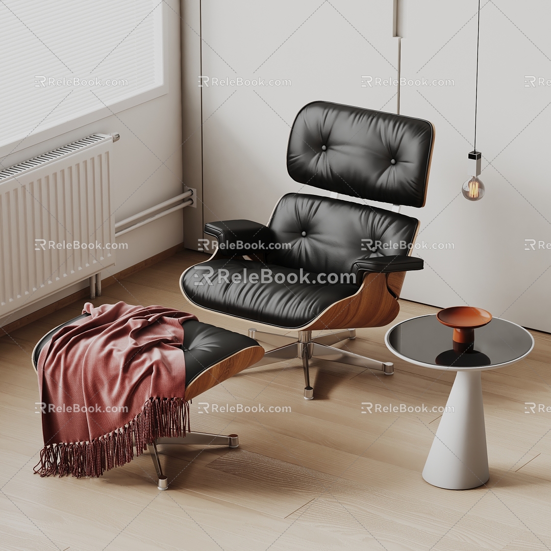 Modern recliner 3d model