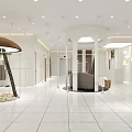 Modern Clothing Store Interior With Mannequins Display Racks And Bright Lighting