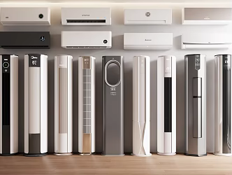 Air conditioner wall-mounted air conditioner vertical air conditioner 3d model