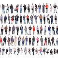 Modern Multiplayer Characters 3d model