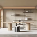 Modern study 3d model