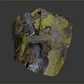 Ancient Stone Bridge Over Flowing Stream With Mossy Rocks And Natural Surroundings