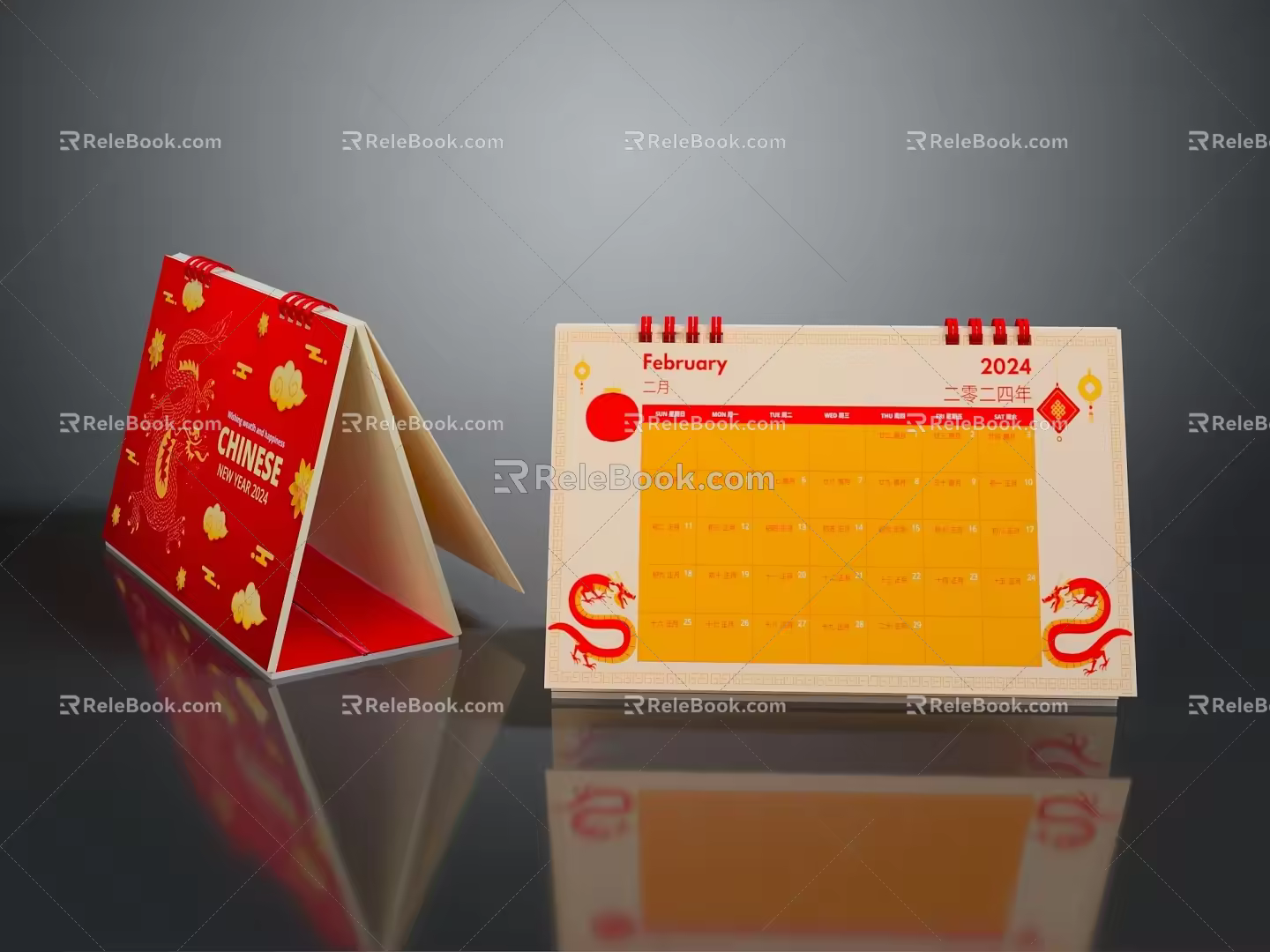 Calendar Cartoon Calendar Desk Calendar Next Generation Item 3 Print 3d model