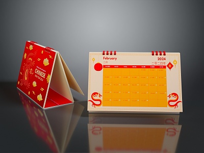 Calendar Cartoon Calendar Desk Calendar Next Generation Item 3 Print model