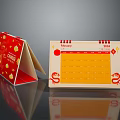 Calendar Cartoon Calendar Desk Calendar Next Generation Item 3 Print 3d model