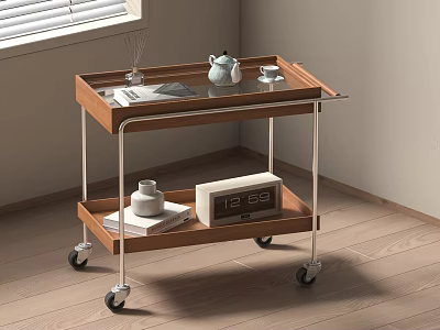 Side a few corner a few small cart 3d model