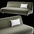 Double sofa sofa 3d model