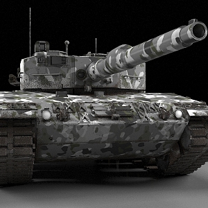 Leopard 2A4 Tank Main Battle Tank 3d model