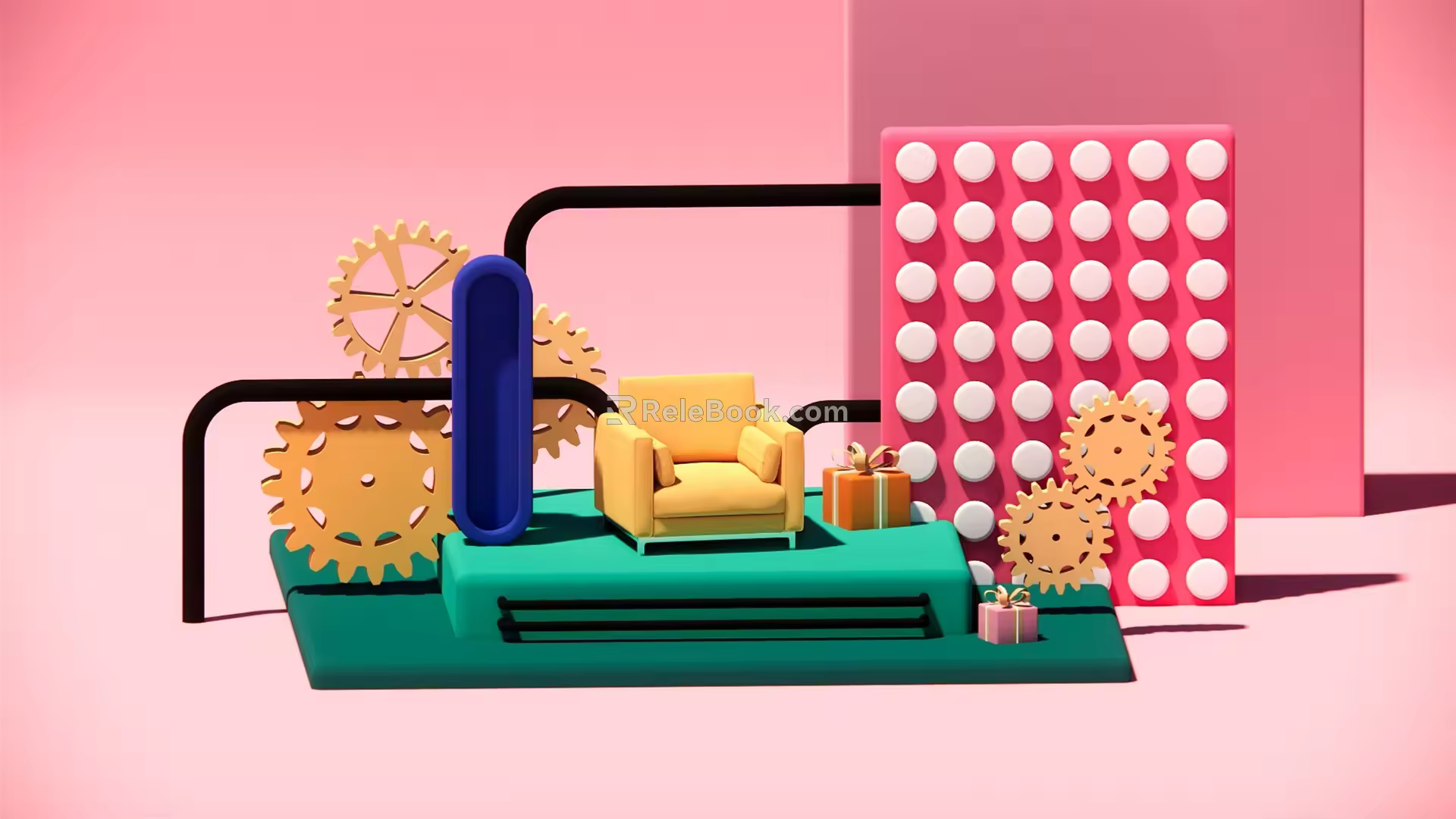 Modern Meichen e-commerce Meichen 3d model