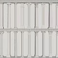 European Column Roman Column Stigma Gypsum Column 3d model