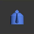Blue Plastic Watering Can With Long Spout For Garden Plant Care