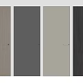 Flush Doors In Multiple Colors With Modern Sleek Design And Wooden Textures