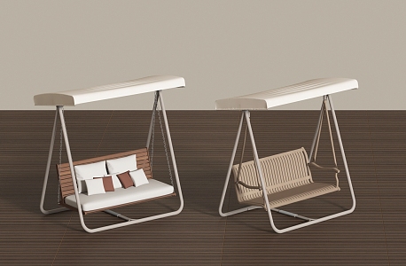 Outdoor swing chair 3d model