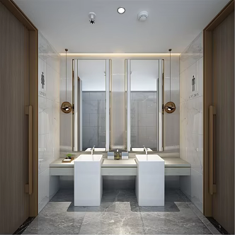 Modern toilet 3d model