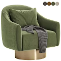 Single Sofa Fabric Single Sofa 3d model