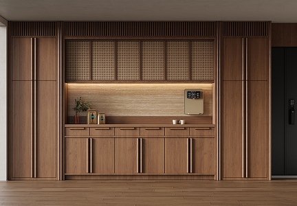 Wind Sideboard Cabinet Decorative Cabinet Storage Cabinet Water Dispenser Entry Door 3d model