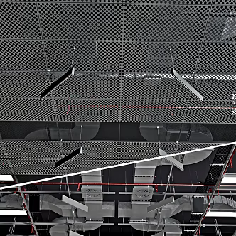 Industrial LOFT Duct Air Conditioning Duct 3d model