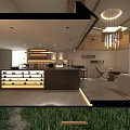 New Chinese Style Tea Shop Leisure Space With Comfortable Stylish Sofa And Coffee Table Combinations