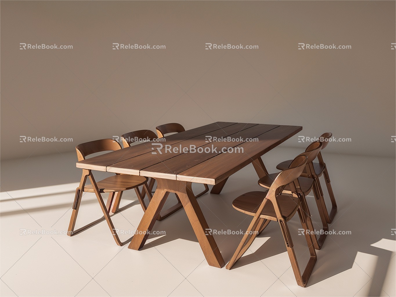 Modern Dining Table and Chair Outdoor model