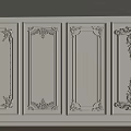 Elegant Plaster Moulding Wall Panels with Various Intricate Carving Designs and Decorative Patterns
