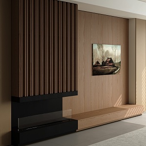 Modern TV Cabinet 3d model