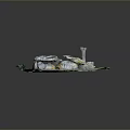 Natural Wood And Stone Composition With Mossy Rocks Greenery And Weathered Surfaces