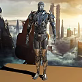 Mechanical Armor Alien Robot Technology 3d model