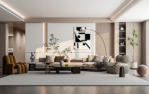 Living room 3d model