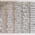 Rockery Stones Garden Path Design With Pebbles Slabs And Small Plants