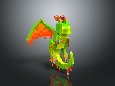 Monster Flying Monster Mountain Essence Alien Monster Alien Monster Warrior 3d model