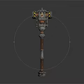 Vintage Industrial Metal Mechanical Device With Intricate Column Structure And Shiny Surface
