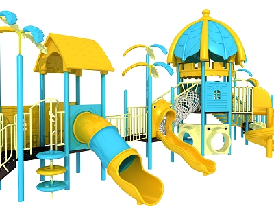 Modern amusement equipment slide children's toys amusement facilities model