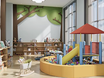 Children's recreation room 3d model