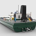 LEGO Toy Building Blocks Container Ship Cargo Ship Cargo Ship Cruiser Ship 3d model