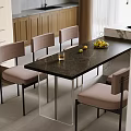 Modern Living Dining Room Interior With Beige Sofa Coffee Table Green Chair And Large Windows