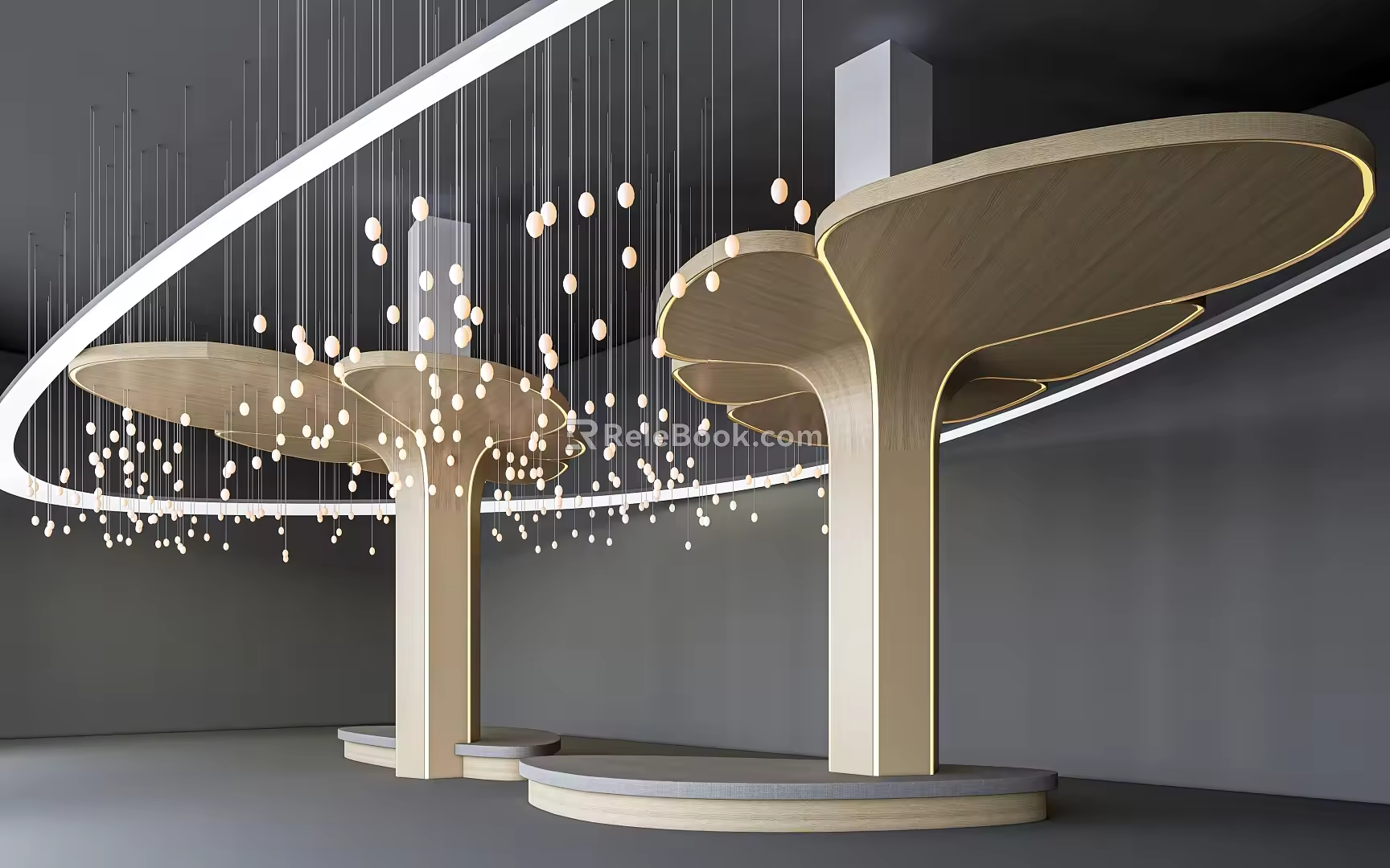 Modern Column Decorative Column Modeling Column Wrappage Column Special-shaped Column 3d model
