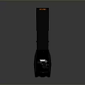 Black Ergonomic Flashlight Essential Household Tool For Everyday Use