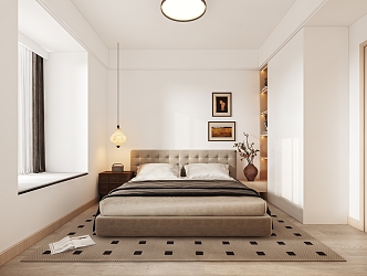 Modern Style Bedroom 3d model