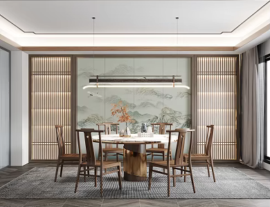 New Chinese Restaurant 3d model