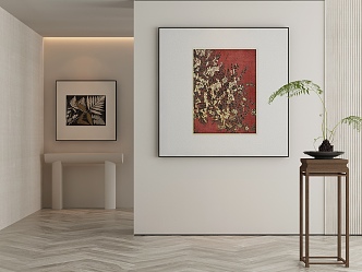 New Chinese Decorative Painting 3d model