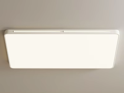Modern Slim White LED Flush Mount Ceiling Light for Home Interior 3d model