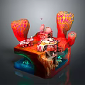 Game Environment Game Scene Fairy Tale Scene Fairy Tale Magic Scene Magic Item Fantasy Scene 3d model