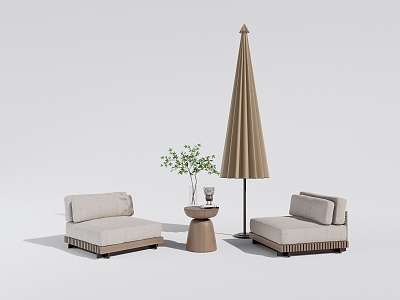 Modern Minotti outdoor sofa model