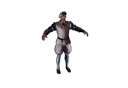 Next Generation Europe France Medieval Menswear Baron Earl Royal Family Cabinet Minister Duke Captain Sir Viscount Stage 3d model