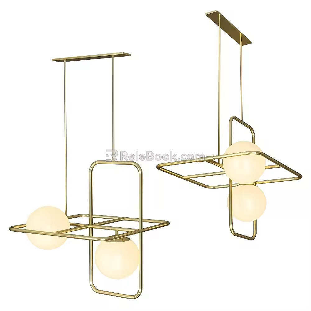 Mambo chandelier 3d model