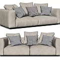 Modern double sofa 3d model
