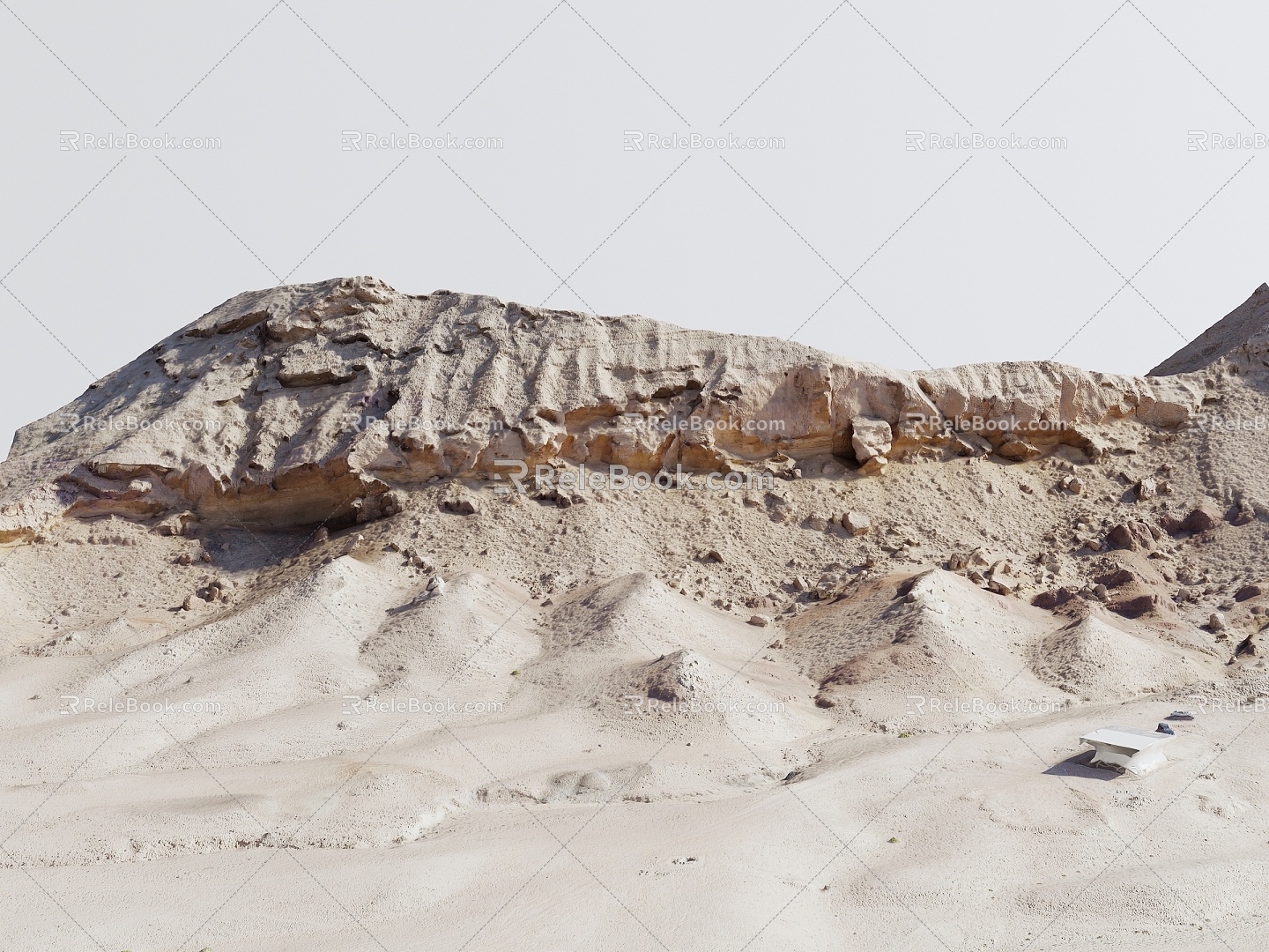 Modern Desert Gobi Desert 3d model