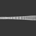 Metal Baseball Bat With BoomHz Logo Red Blue Stripes And Gray Grip On Blue Background