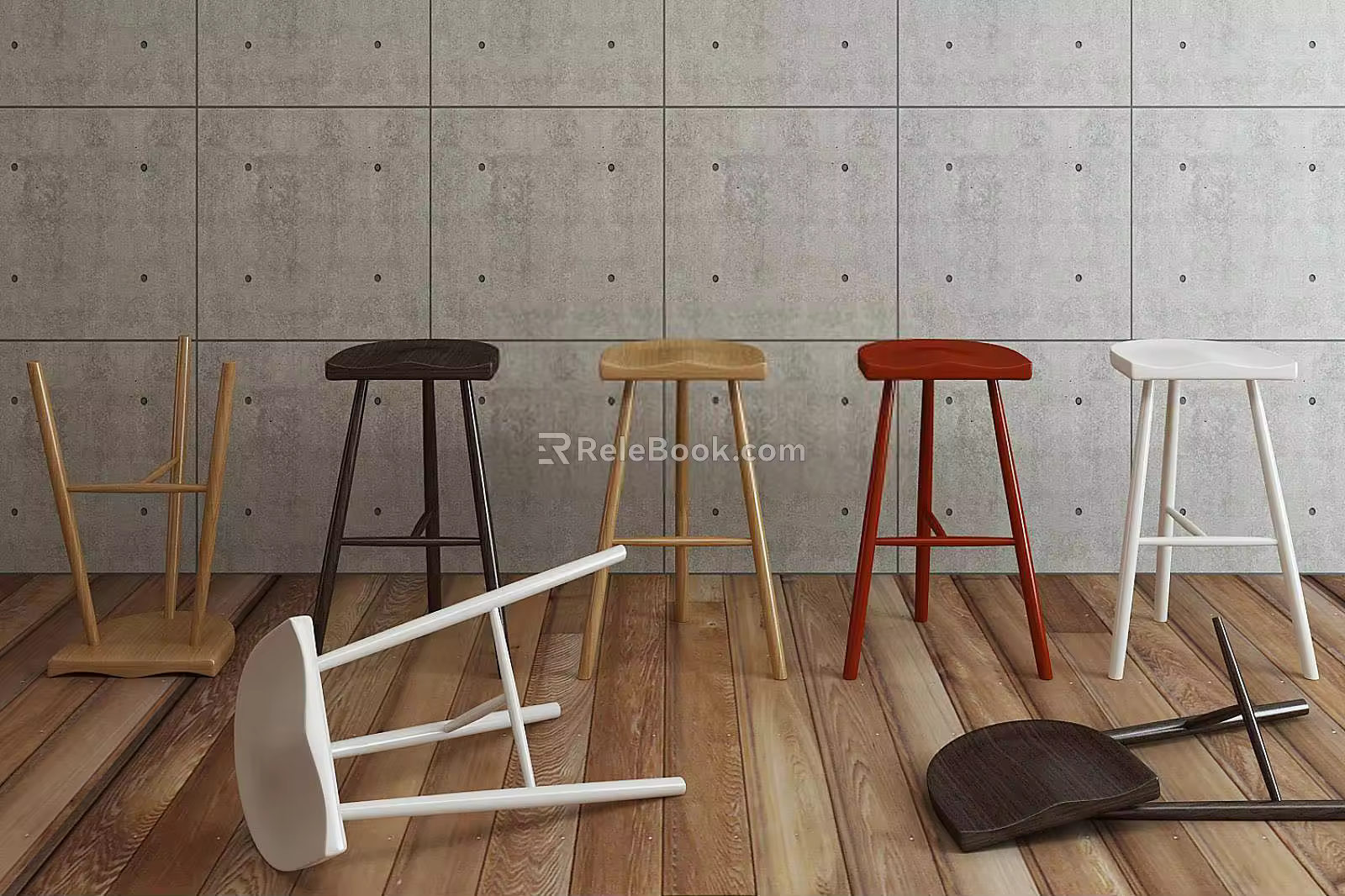 Bar stool 3d model