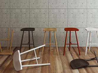 Bar stool 3d model